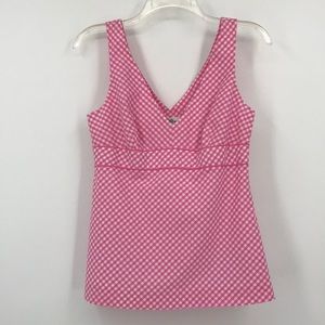 Lilly Pulitzer size 4 top cotton gingham print